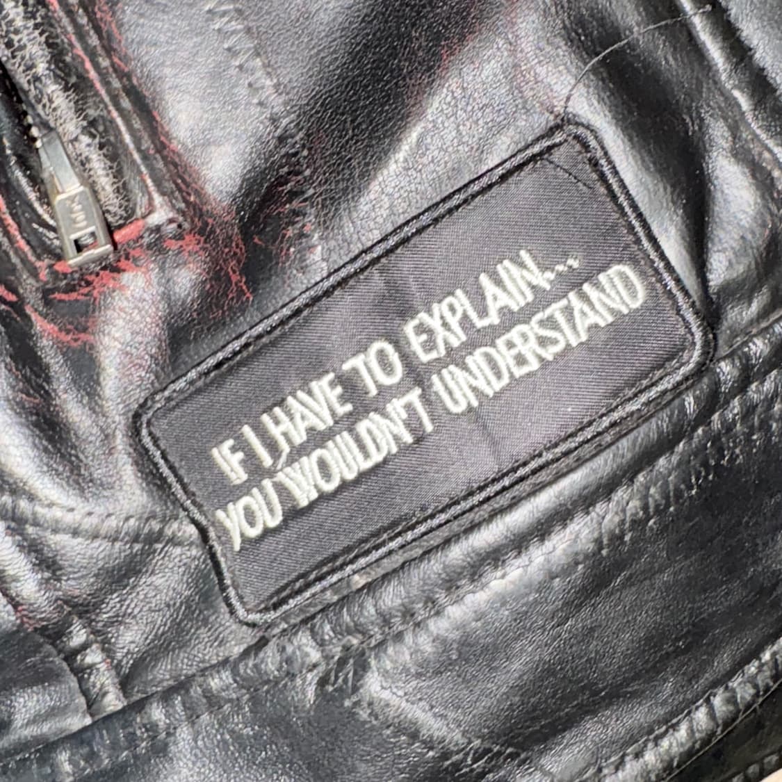 [S] 90's Diamond Plate Leather Jacket 상품이미지6