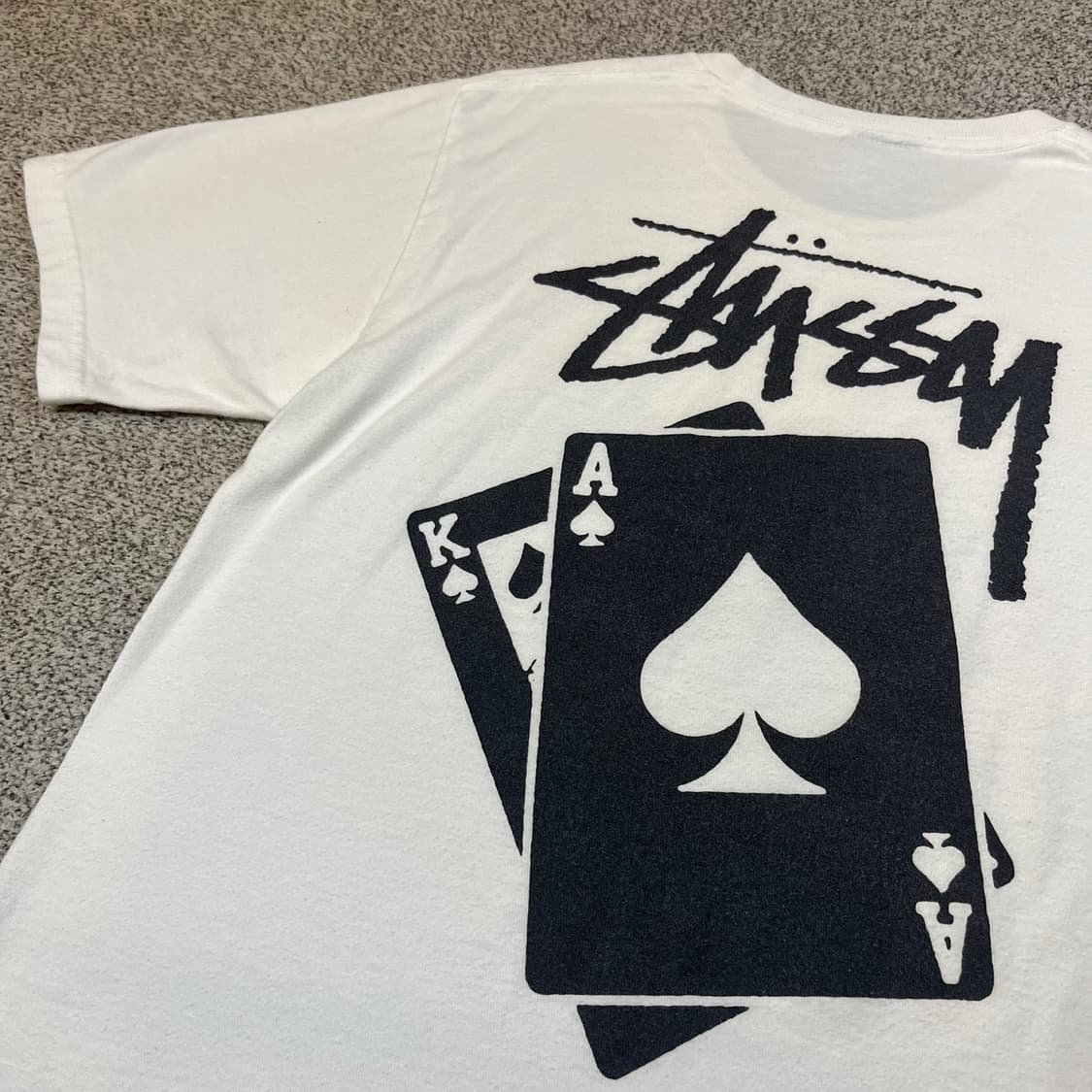 STÜSSY 빅로고 반팔 티셔츠 상품이미지4