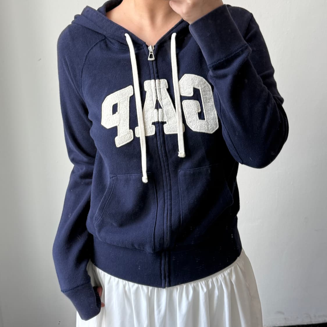 [S] 갭 네이비 후드집업 상품이미지2