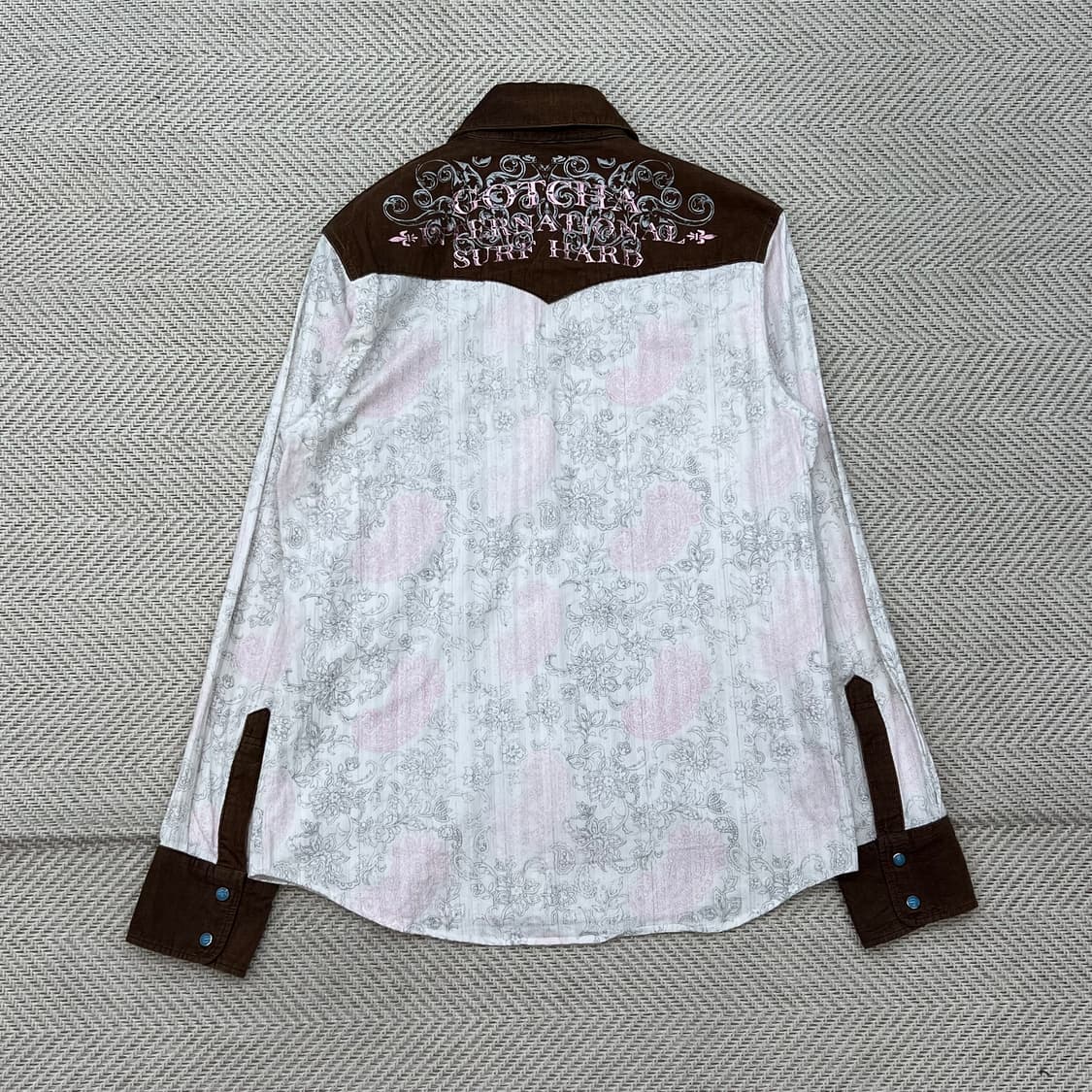 갓챠 코듀로이 칼라 웨스턴셔츠 r2318 상품이미지2