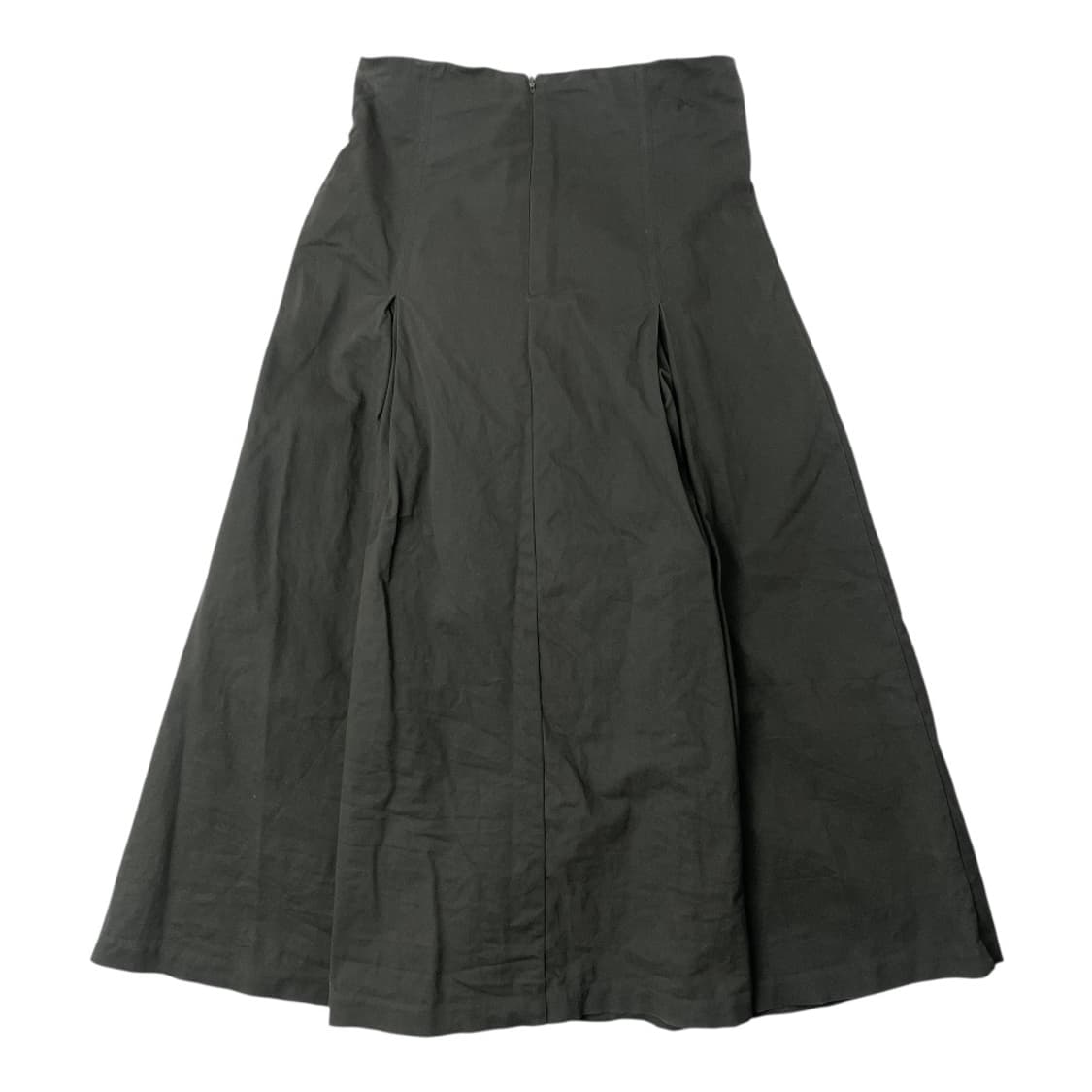 [중고] Atelier Nain 아틀리에 나인 카키 주름 치마 M 상품이미지2