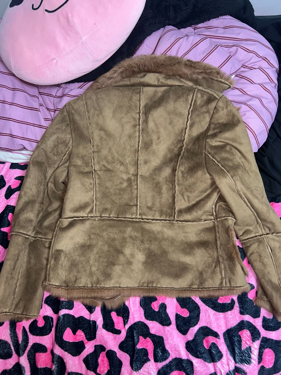 갸루 y2k 빈티지 퍼 자켓  상품이미지2