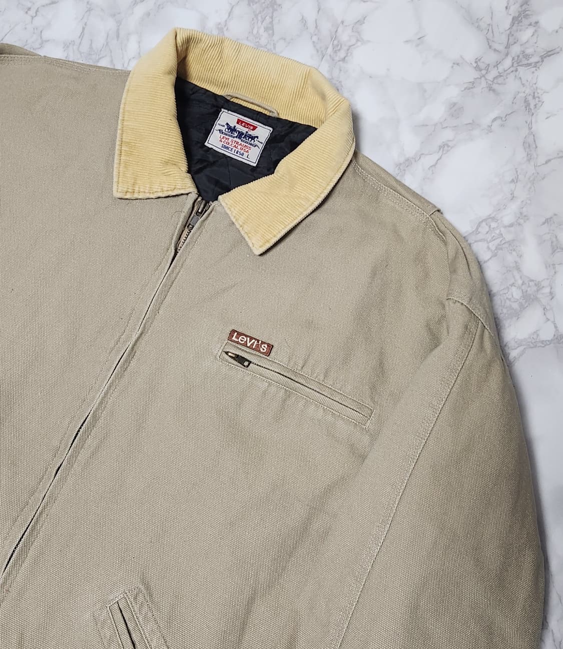 Levi's 90s 리바이스 코듀로이 카라 디트로이트 자켓 상품이미지5