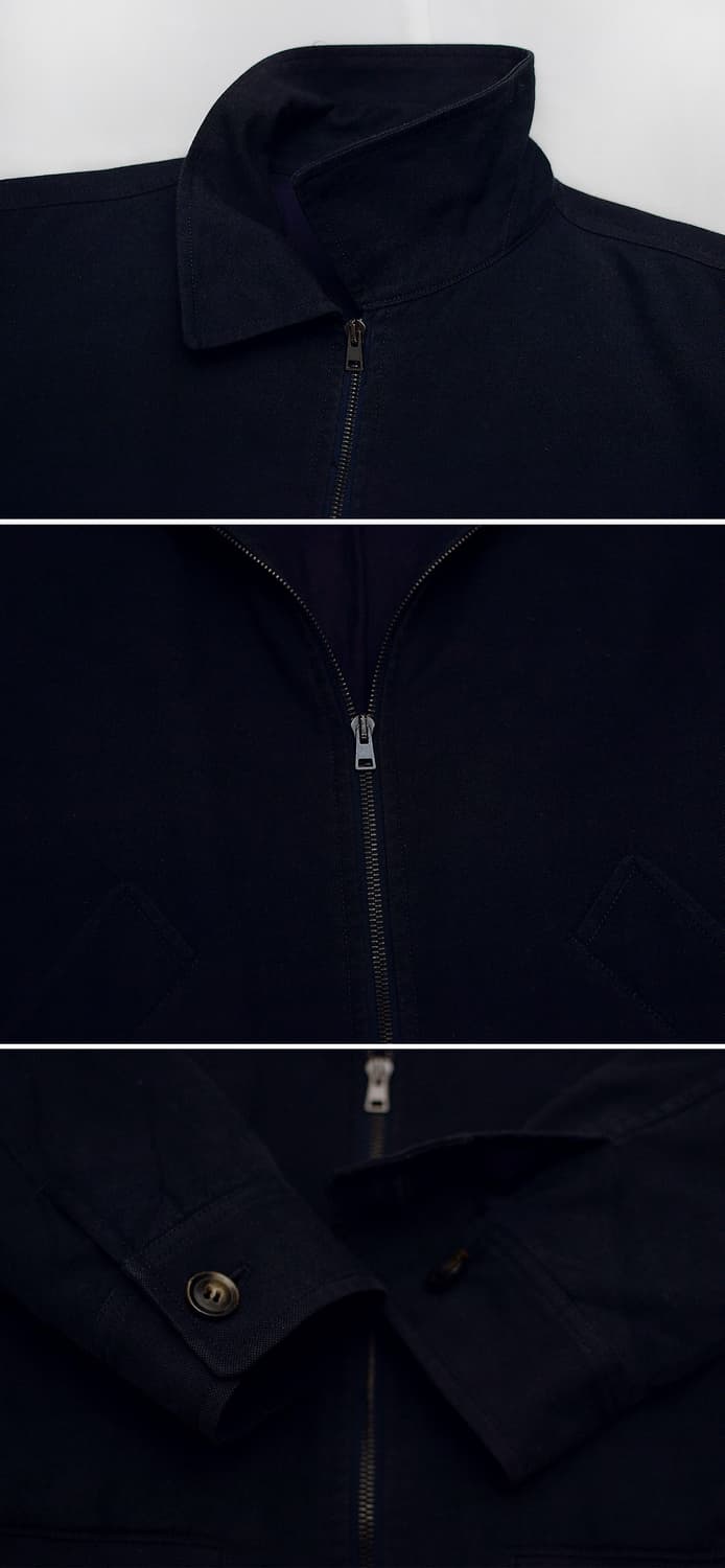 아페쎄 (A.P.C) 길버트 울코튼 집업 블루종 자켓 (M / 100) 상품이미지9