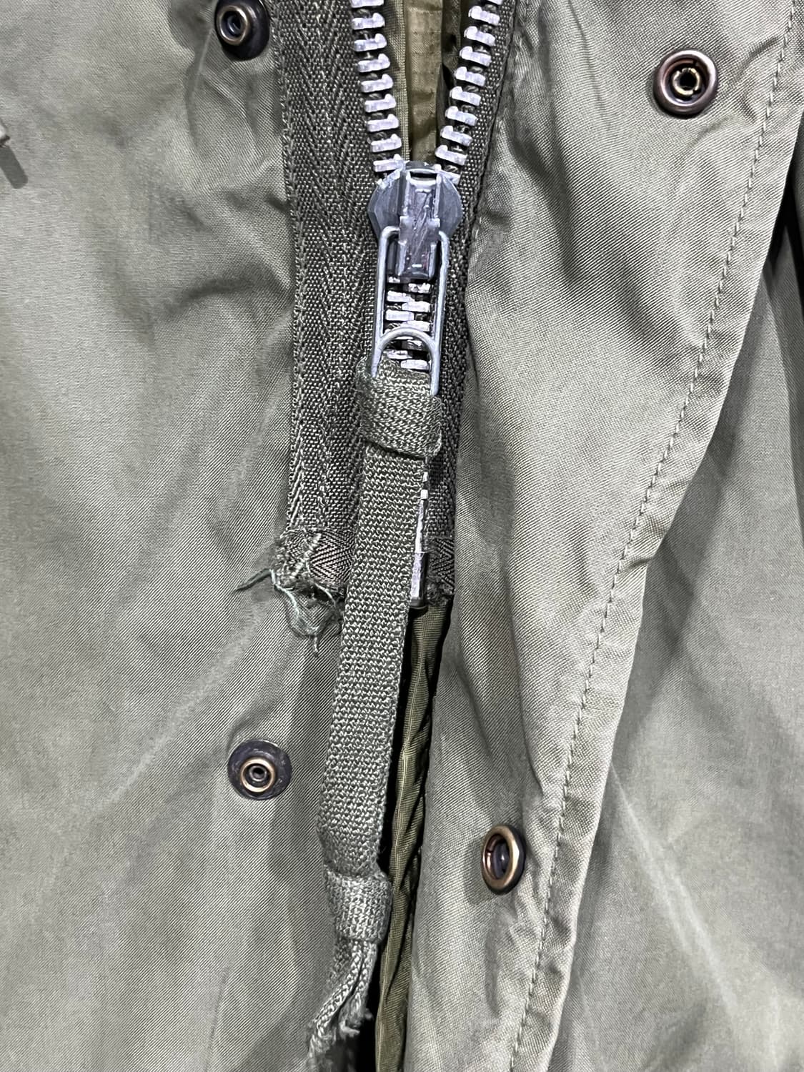 M-65 피쉬테일 개파카 s 후드 포함 풀셋 상품이미지4