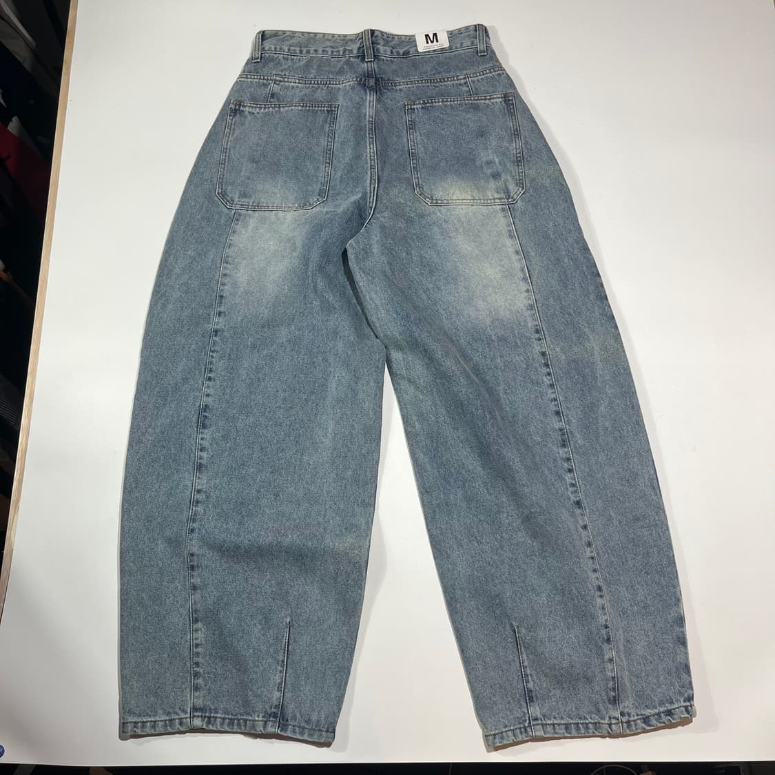 빈티지 와이드 벌룬 데님 팬츠 상품이미지4