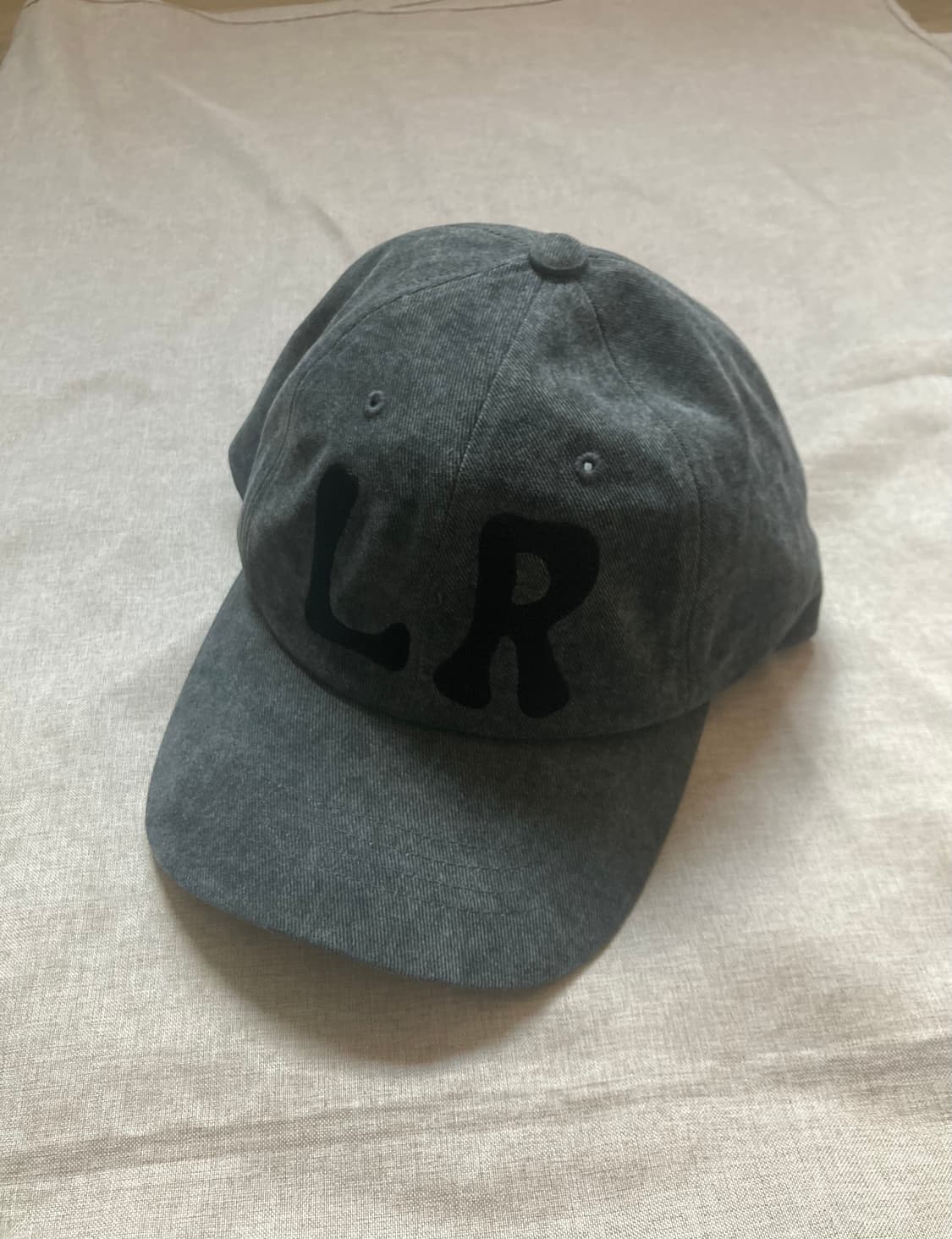 레터리 그레이 볼캡 상품이미지2
