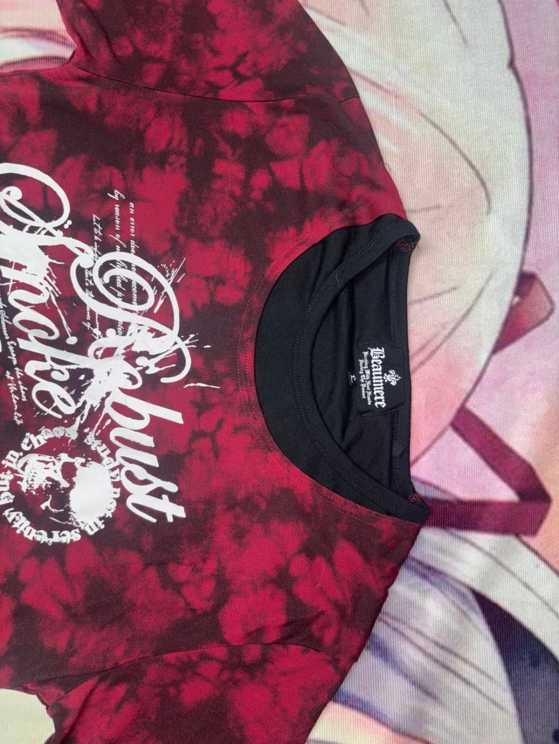 Beaumere 펑크 스컬 비대칭 롱슬리브 상품이미지4