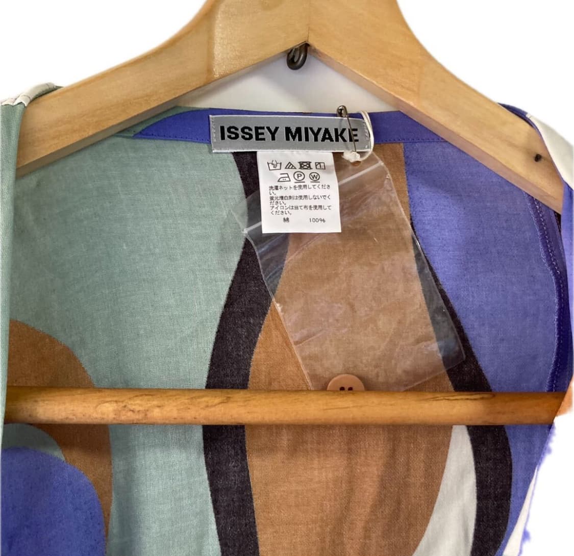 이세이미야케 패턴 폰쵸 케이프 새상품 상품이미지2