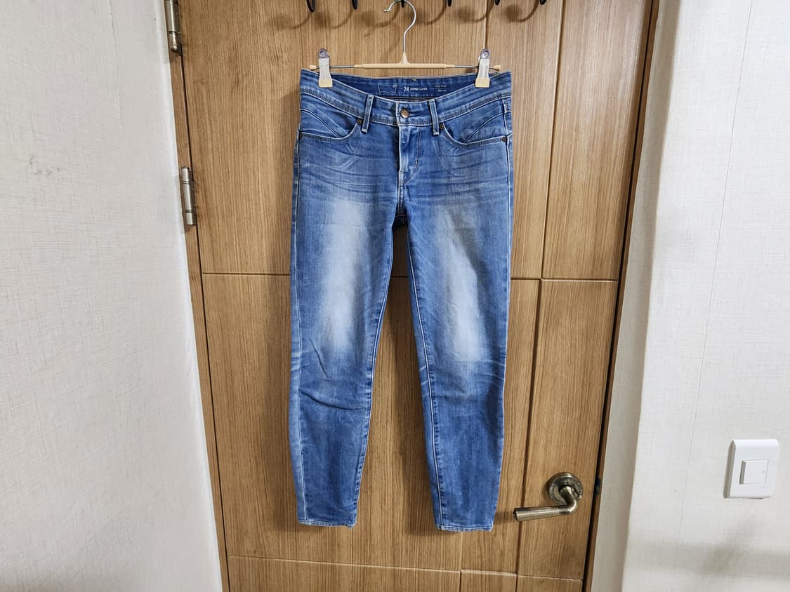 (24)여성 리바이스 미드 라이즈 스키니진 데님 팬츠 상품이미지1