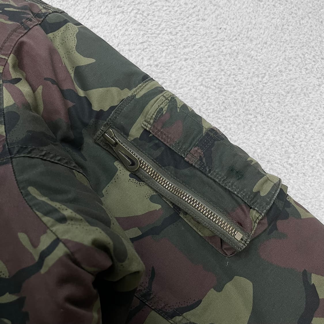 나이키 라이프 우븐 ma-1 카모 플라이트 봄버 자켓 상품이미지3