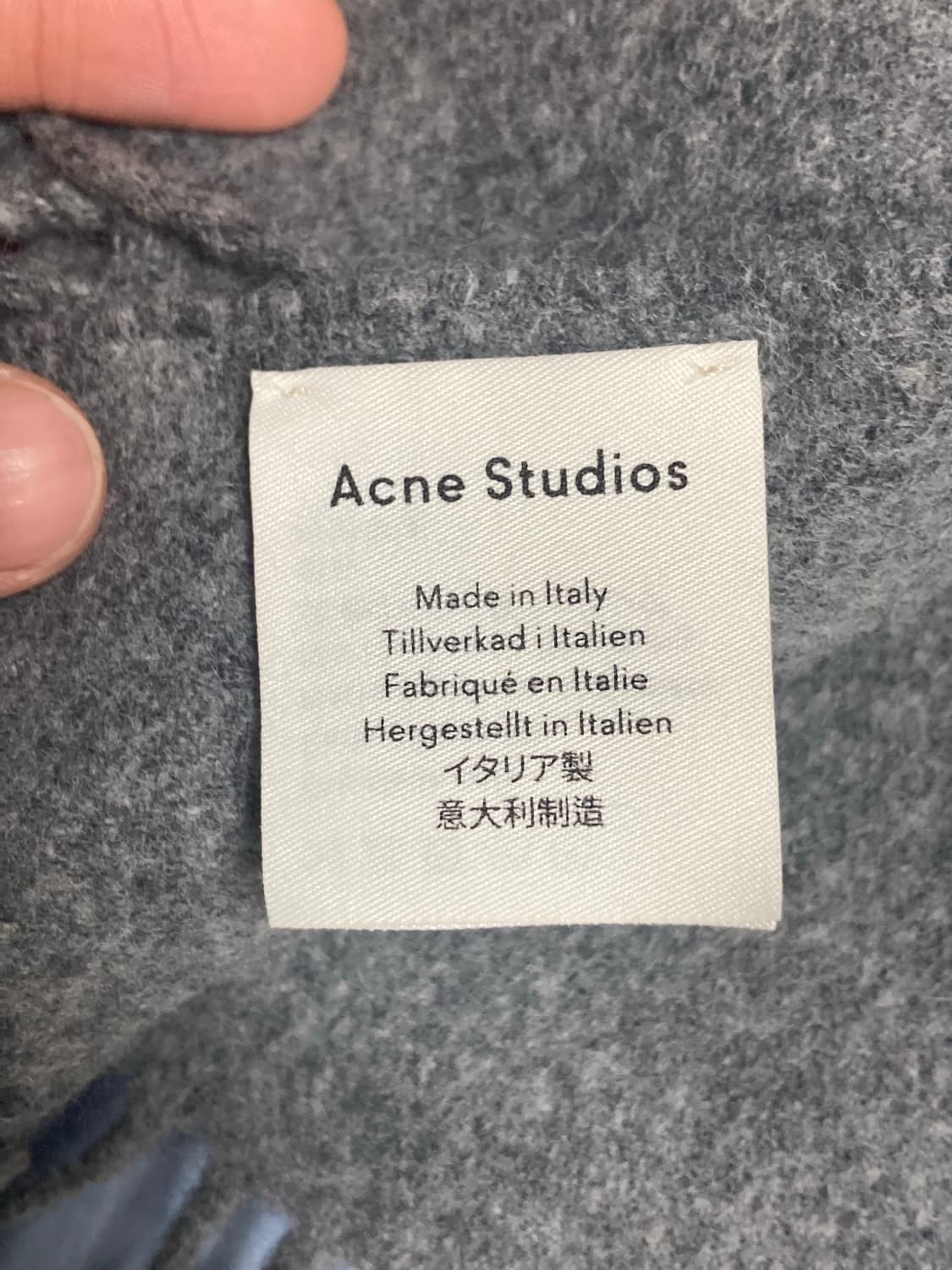 아크네 머플러 그레이 상품이미지2