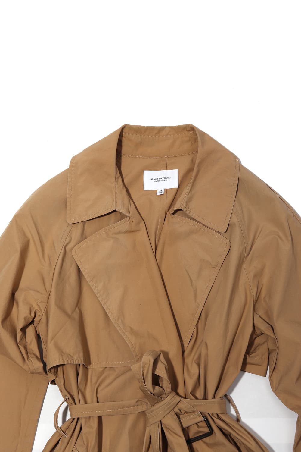 BEAUTY&YOUTH 코튼 베이지 롱 트렌치 코트 women M 상품이미지3