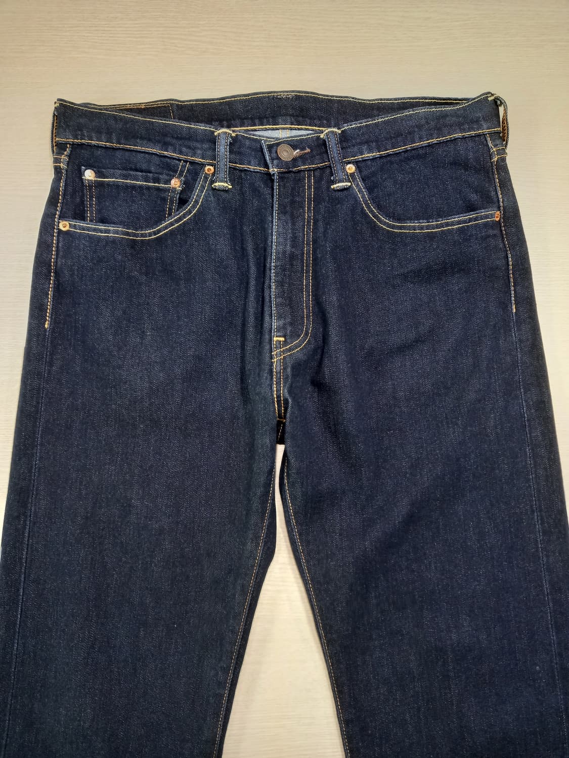 34 리바이스505 스판 일자진 진청 34-550 상품이미지3