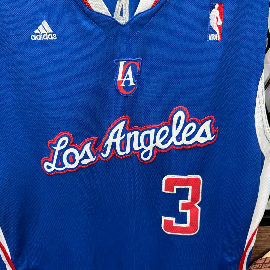 아디다스 X NBA LA 클리퍼스 스윙맨 나시 저지 블루 상품이미지5