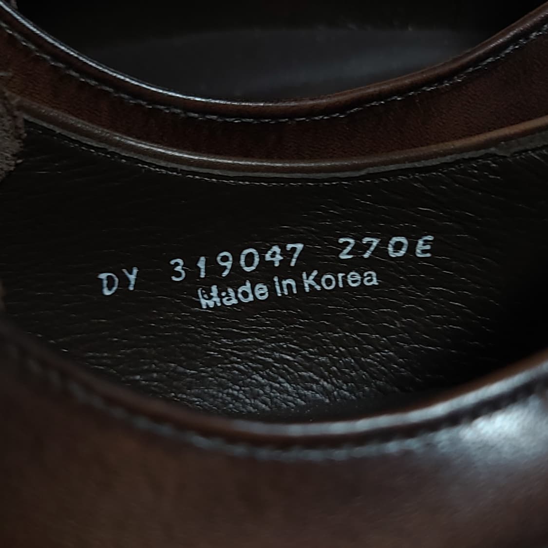 270 ) 새상품 텐디 남성 소가죽 Y팁 더비슈즈 상품이미지4