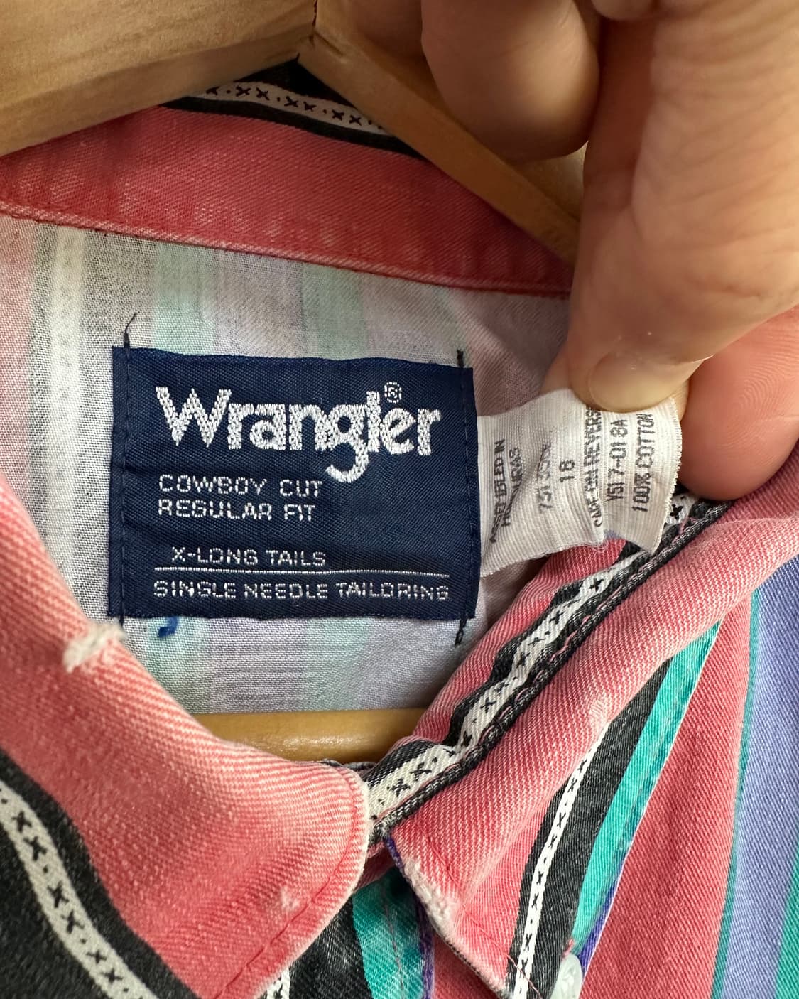 (2XL)90'S WRANGLER 반팔 셔츠-M2253 상품이미지5