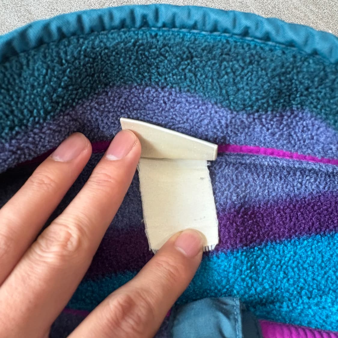 90s L.L.bean 90년대 생산 엘엘빈 스트라이프 신칠라 스냅티 상품이미지6