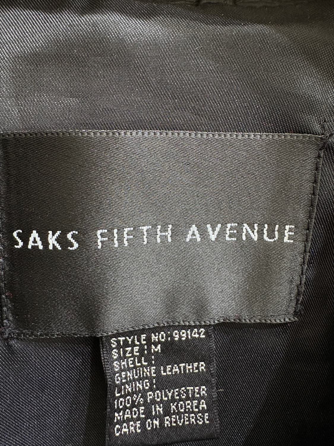 SAKS FIFTH AVENUE 레더자켓 상품이미지6