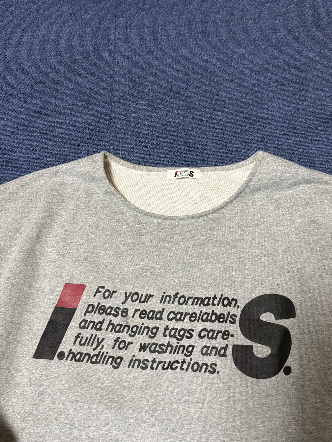 [M] 이세이 미야케 스포츠 맨투맨 그레이 상품이미지2