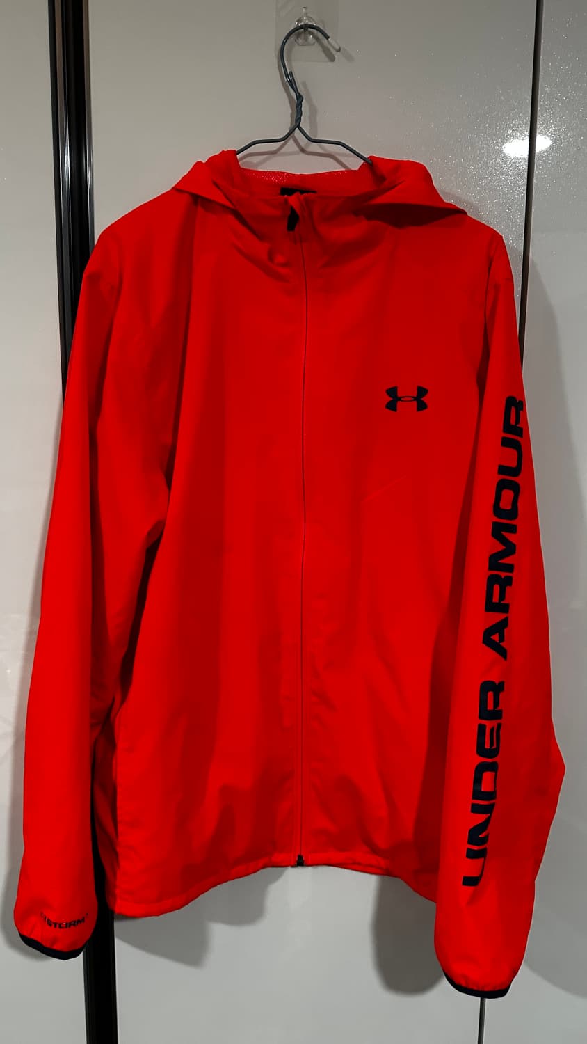 언더아머 오렌지 바람막이 L 상품이미지1