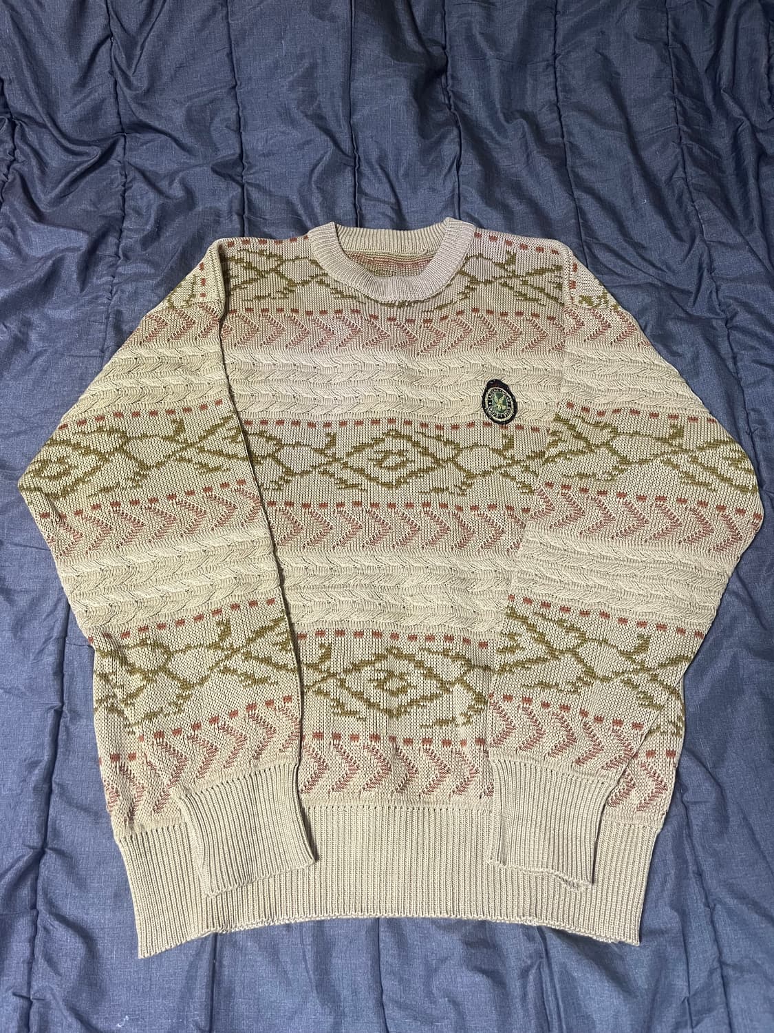 Vintage Pattern knit 상품이미지1