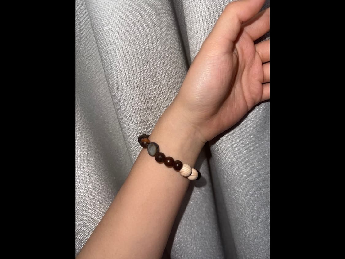 [Handmade] 우드 비즈 팔찌 상품이미지3