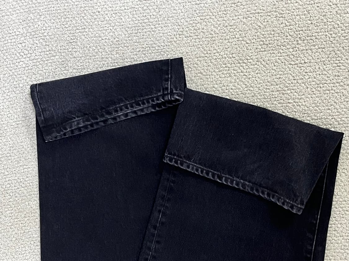 슈프림 배기 진 블랙 25fw 상품이미지4