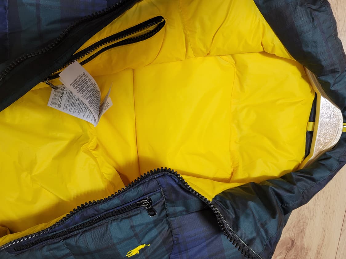 폴로 블랙와치타탄체크 다운베스트 상품이미지7