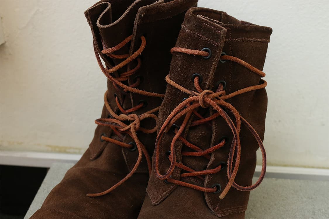 빈티지 스웨이드 컴뱃 부츠  상품이미지7