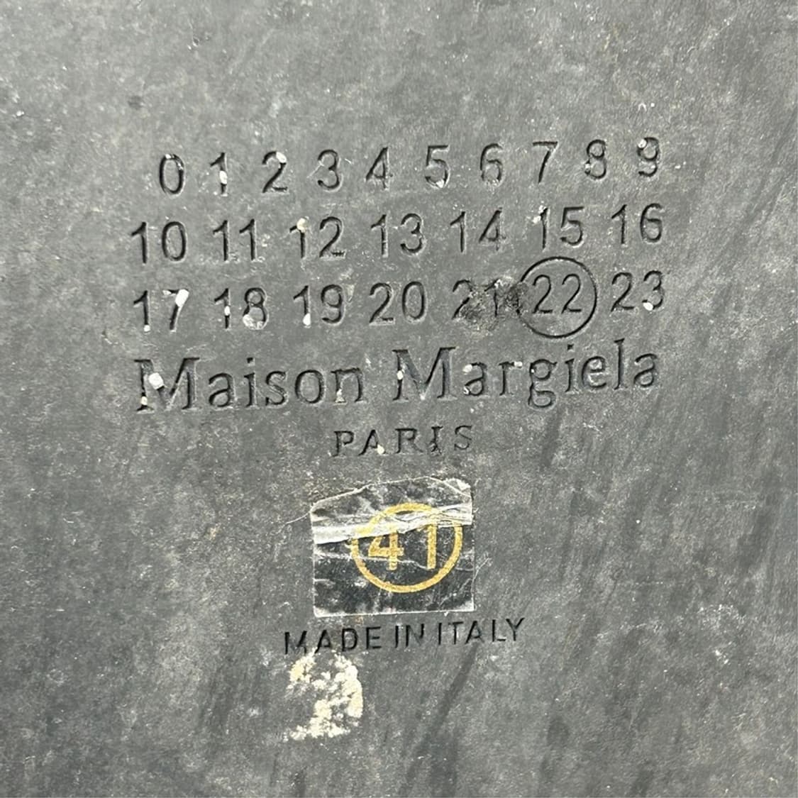 메종마르지엘라 타비 통 샌들 플립 플랍 블랙 41 상품이미지6