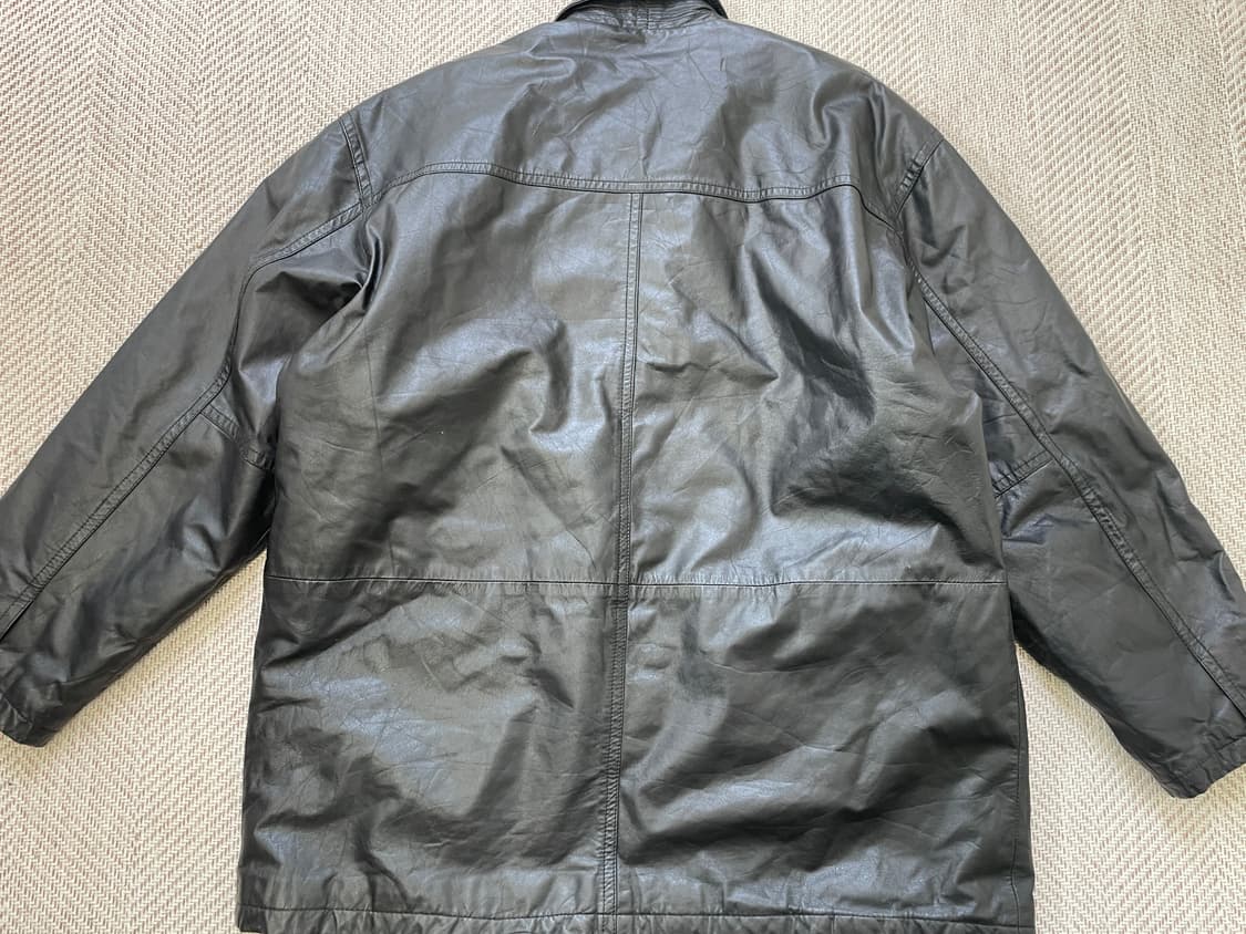 빈티지 양가죽 레더 카 코트  상품이미지8