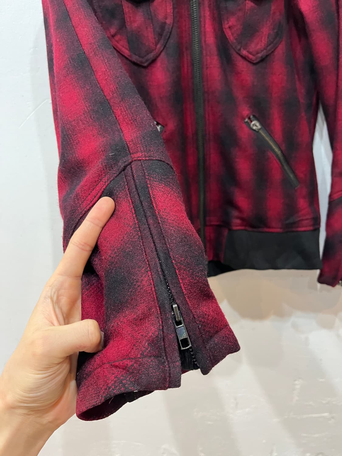 JACKROSE 잭로즈 울 바이커 자켓 상품이미지7