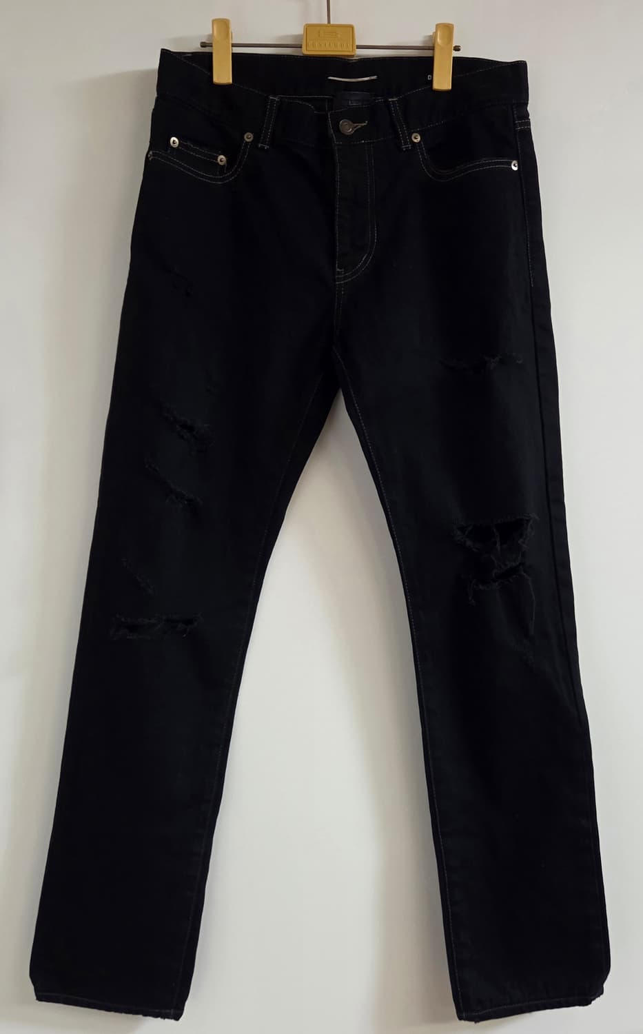 YSL 생로랑 16시즌 디스 블랙진 무파진 상품이미지1