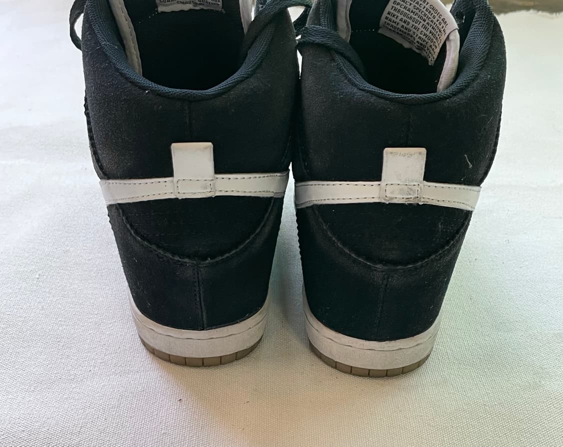 나이키 덩크 스카이 하이 웨지힐 블랙 화이트 / 검흰 상품이미지4