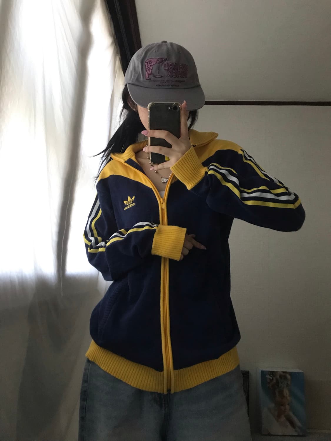 아디다스 00s 네이비 니트집업 상품이미지6