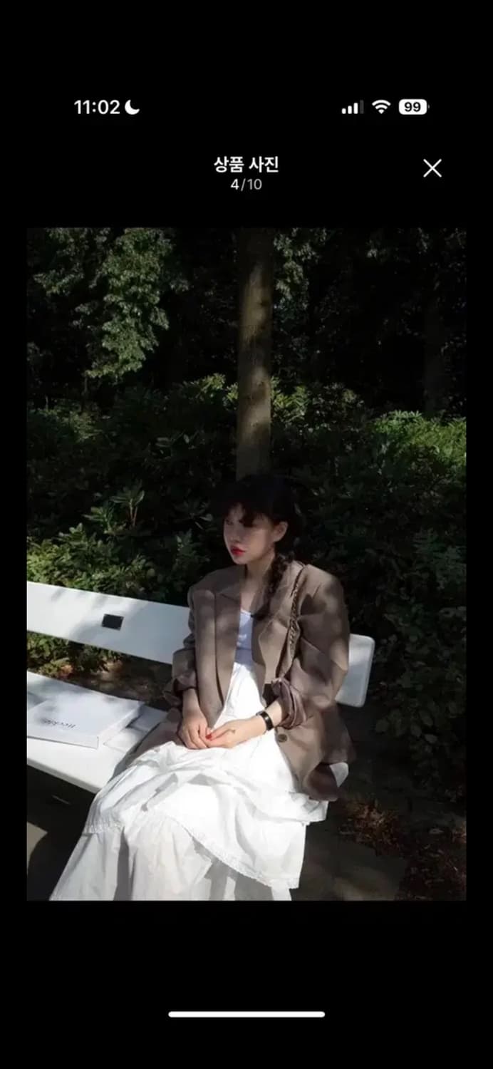 프레클 울실크 자켓 코코아 상품이미지6