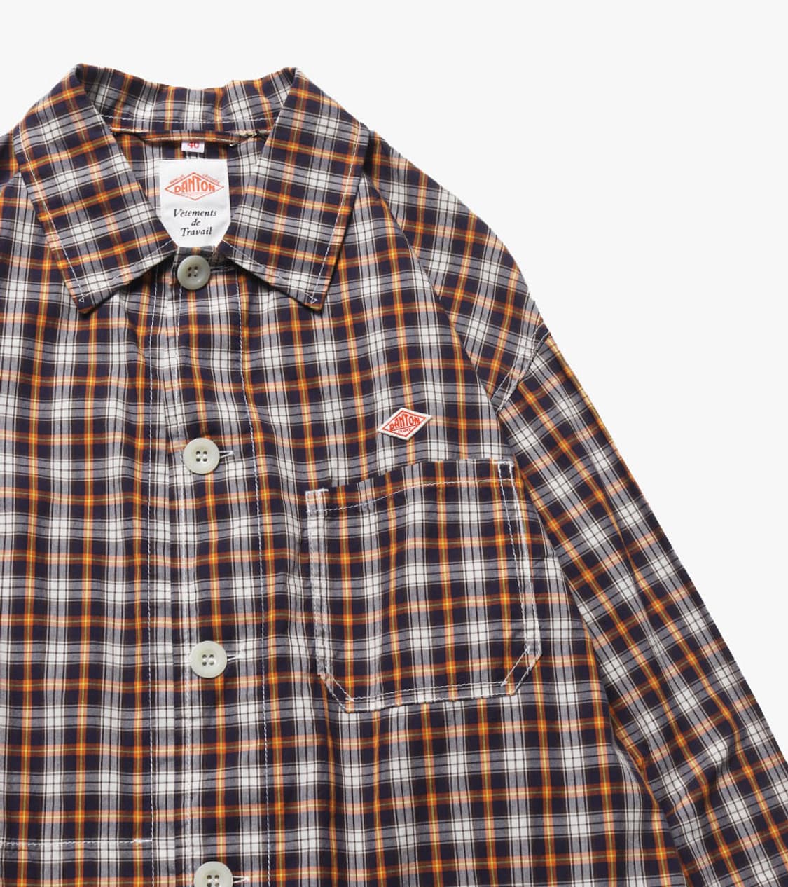 DANTON - CHECK SHIRT JACKET 상품이미지4