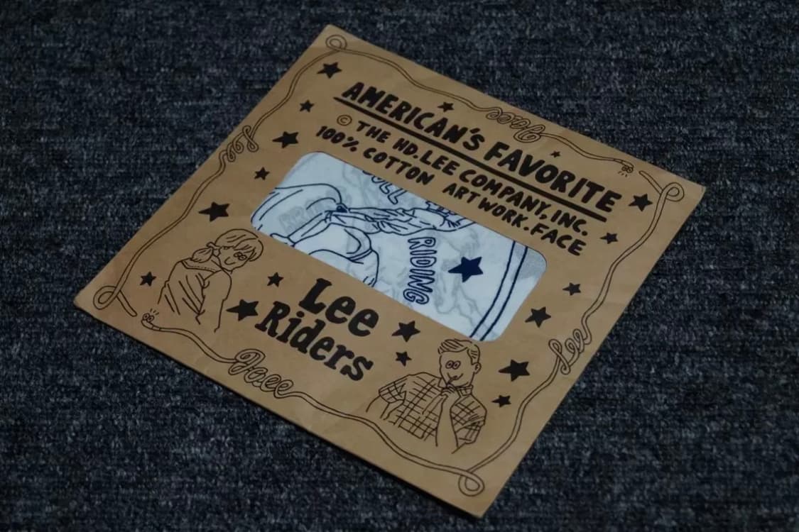 (OS) Lee 리 재팬 X 페이스 오카 일러스트 반다나 상품이미지3