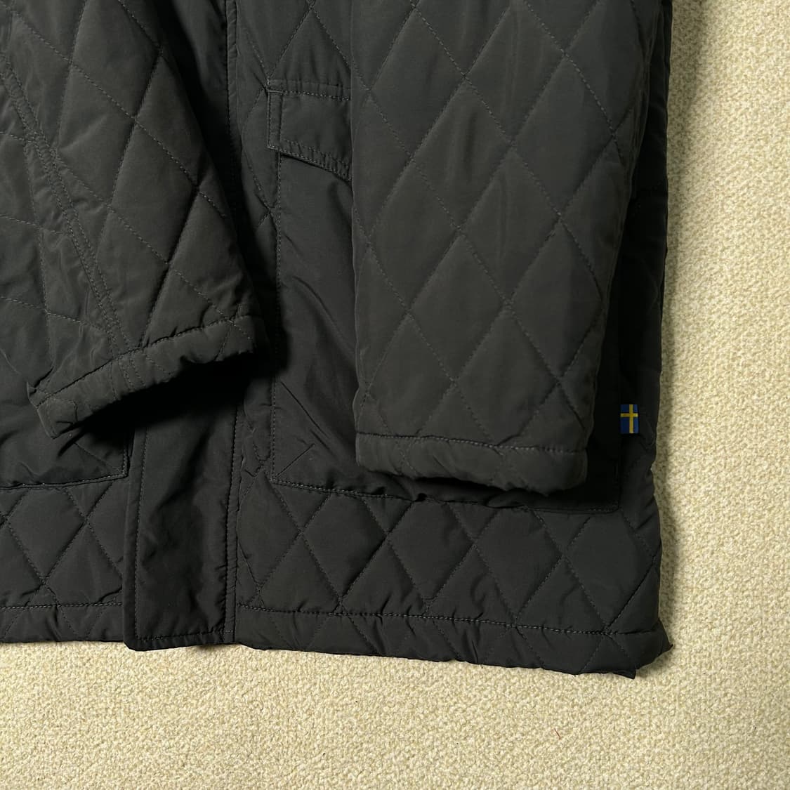 (M) 피엘라벤 퀼팅 자켓 블랙  상품이미지6
