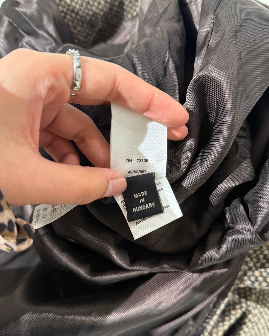 막스마라 위켄드 브라운 트위드 골드버튼 코트 상품이미지10