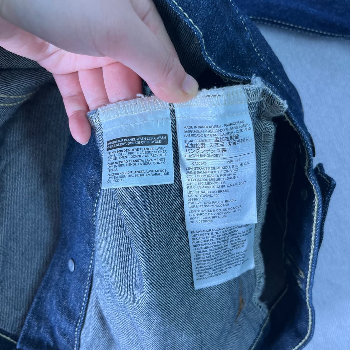 95 리바이스 오리지널 데님 트러커 자켓 상품이미지5