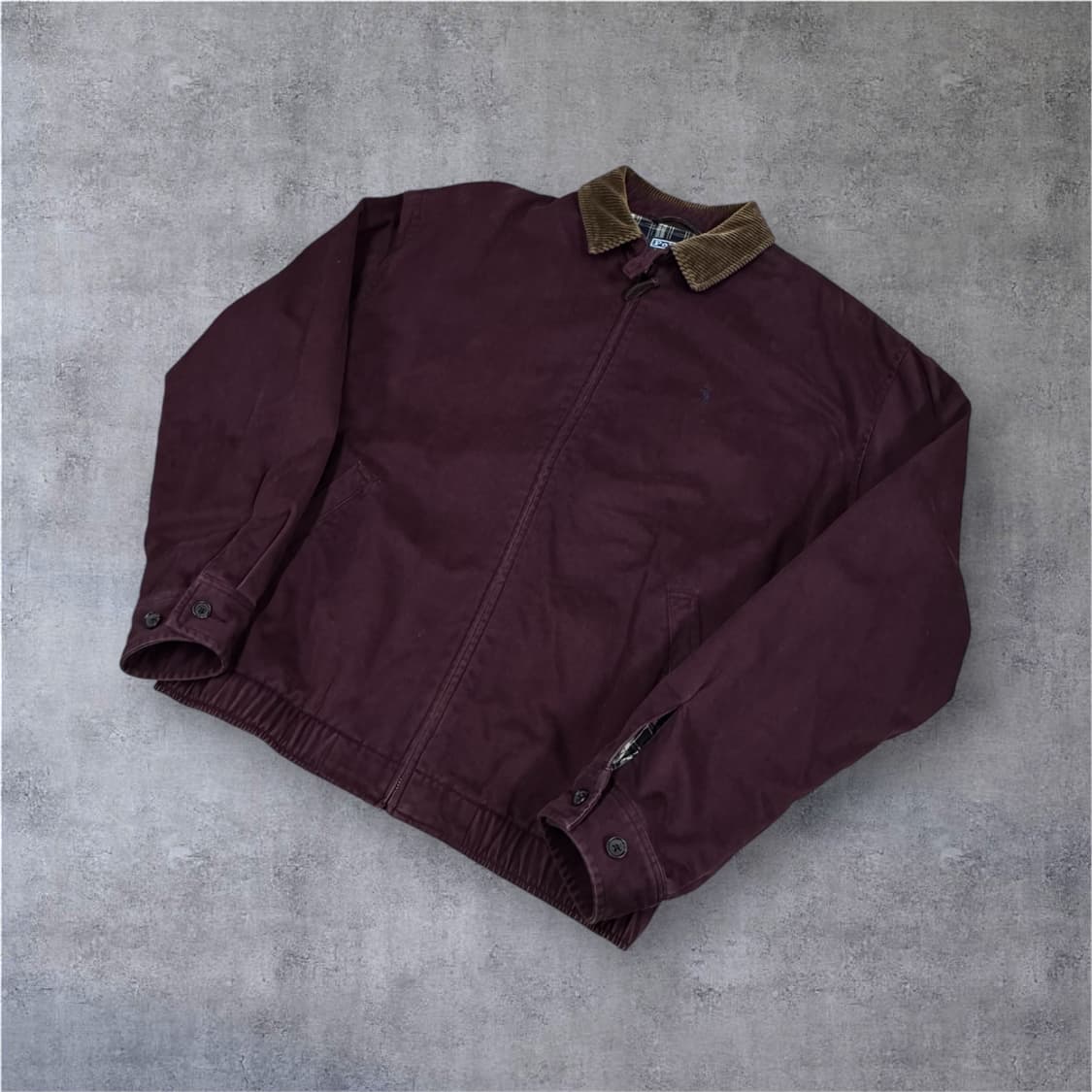폴로 코듀로이 스윙탑 자켓 버건디 M 상품이미지2