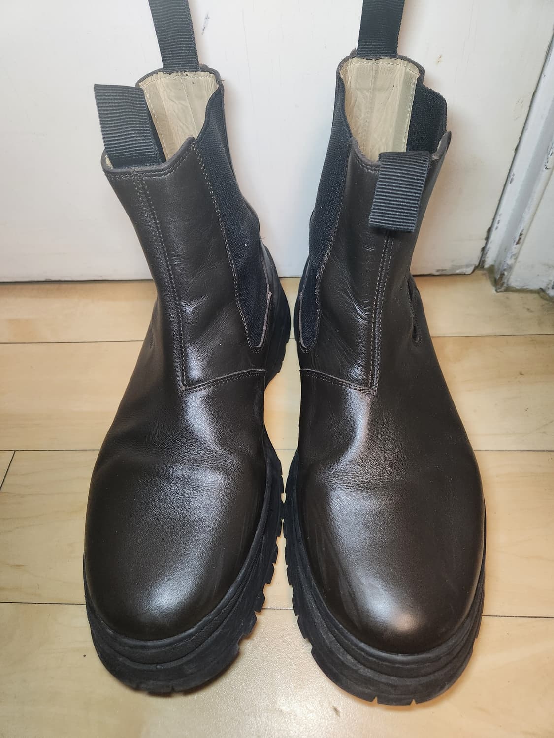 (265)아르켓 청키솔 레더 부츠 상품이미지2