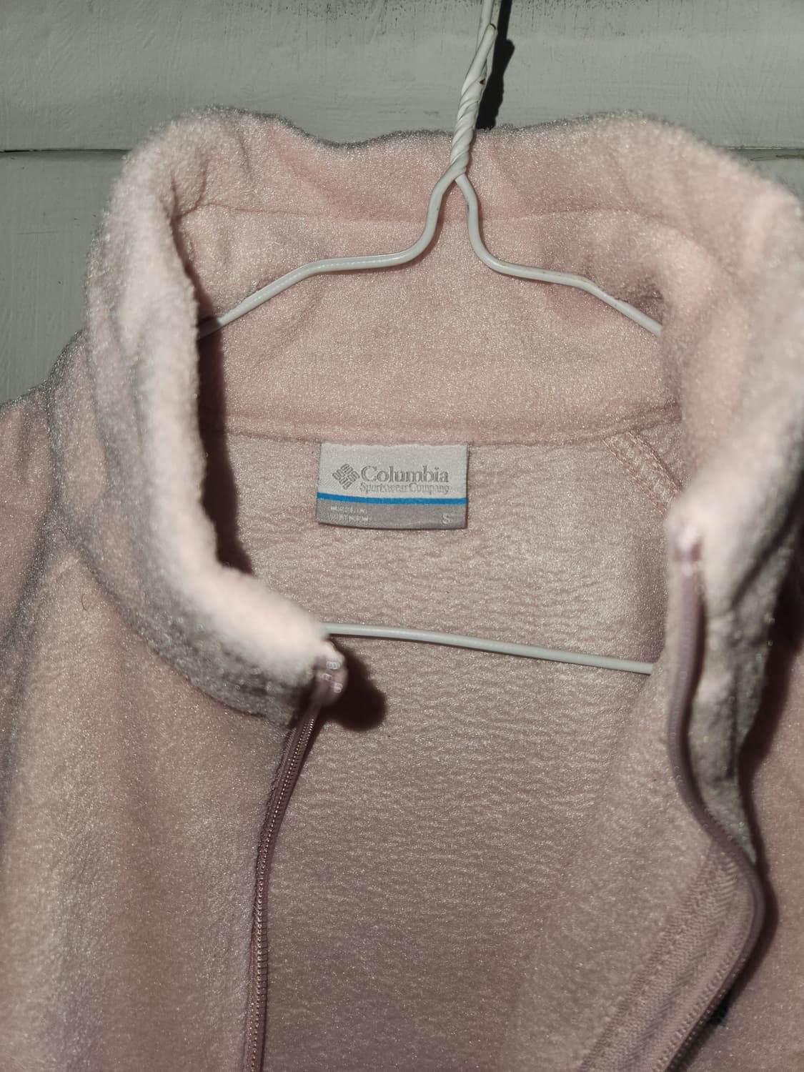 컬럼비아 핑크색 여성 플리스 자켓 S 상품이미지5