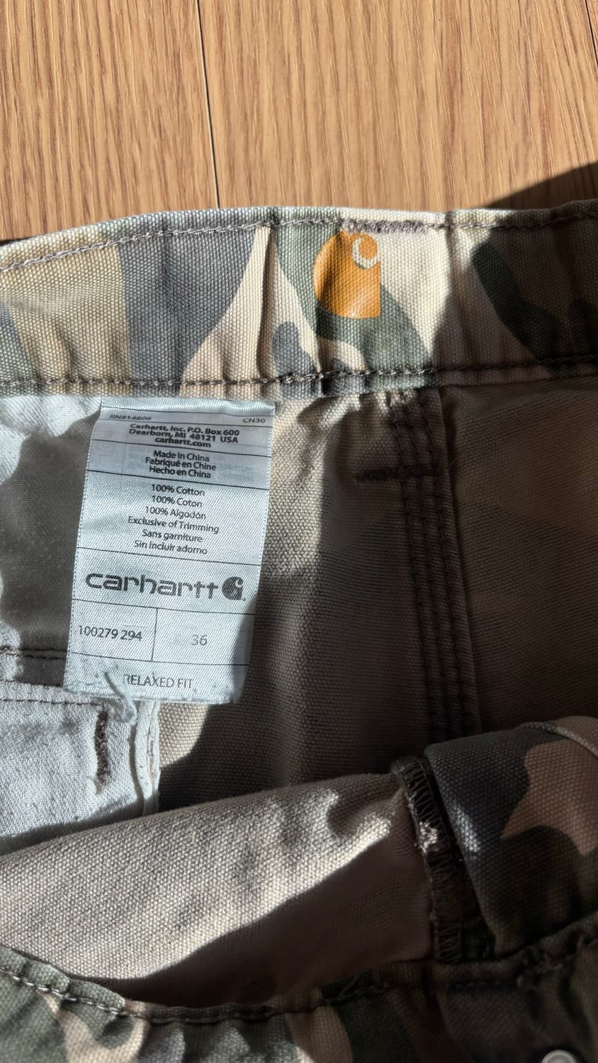 Carhartt Camo pattern Cargo Pants 상품이미지5