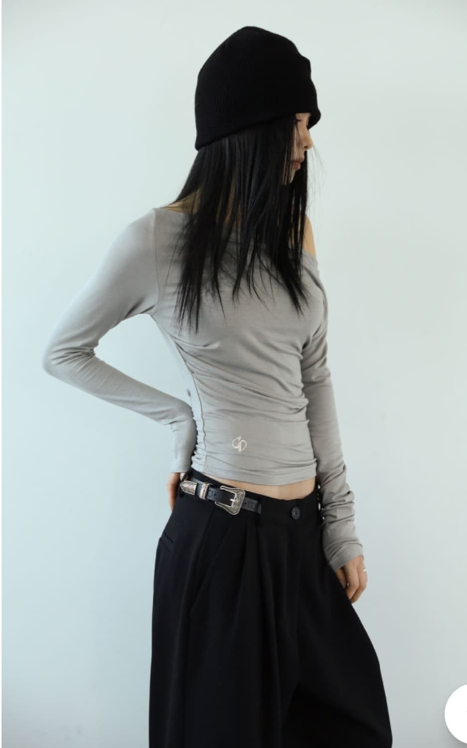 컬러인아이디 바지 블랙 벨트 팬츠 자체제작 슬랙스 made 상품이미지1