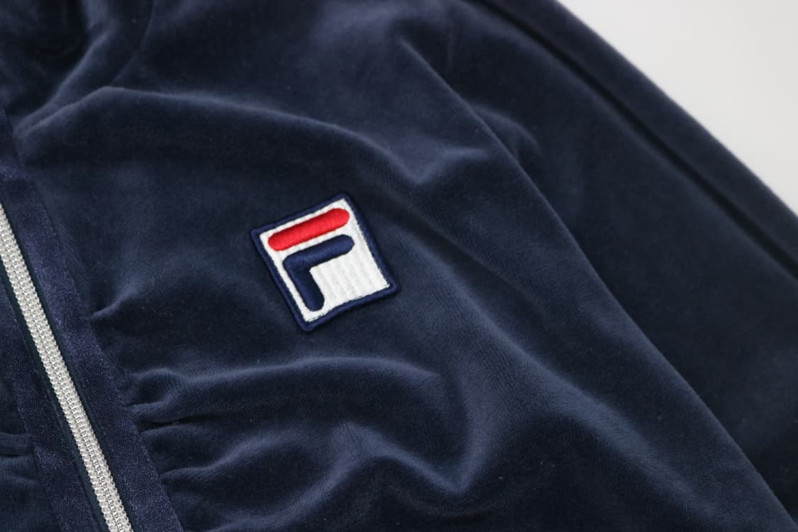 일본 휠라 벨벳 집업 져지 상품이미지6