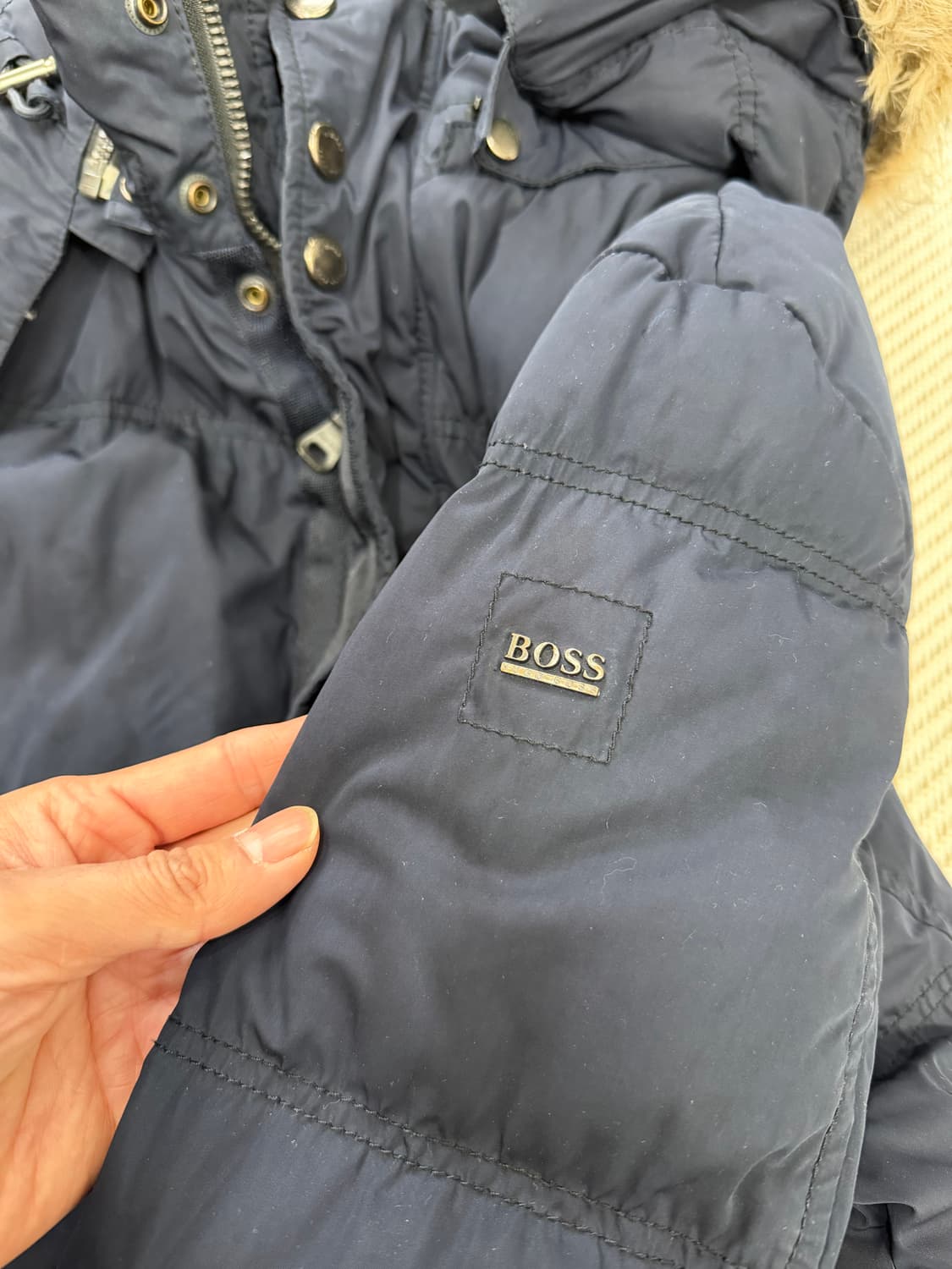 정품) 휴고보스 남성 후드퍼 패딩 50(XL) 상품이미지5