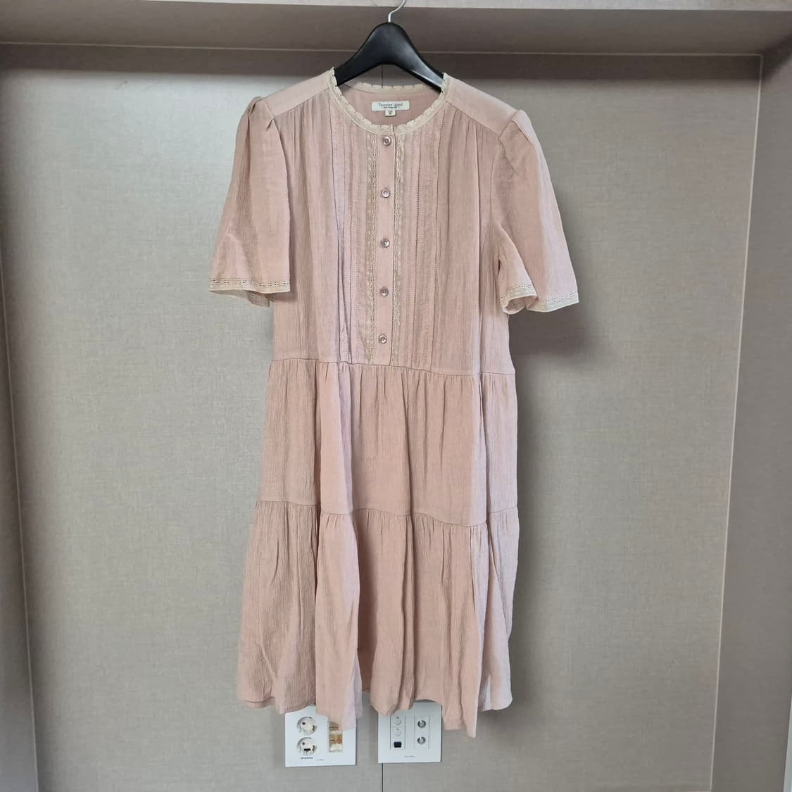 M)써스데이아일랜드 Thursday Island 핀턱 라운드넥 원피스(T 상품이미지1